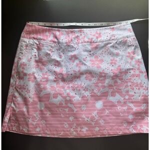 Women's Adidas Climacool Floral Print Tennis Golf Athletic Skort /Skirt Size 10
